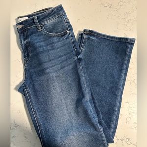 Women’s Risen Jeans style RDP5329 Mid-Rise Slim Relaxed Straight Jeans NWOT